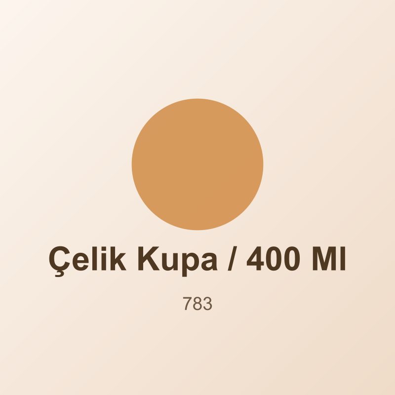 Çelik Kupa / 400 Ml - 783