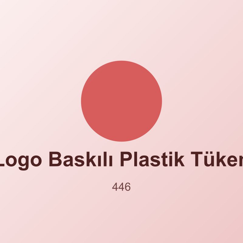 Logo Baskılı Plastik Tükenmez Kalem - 446