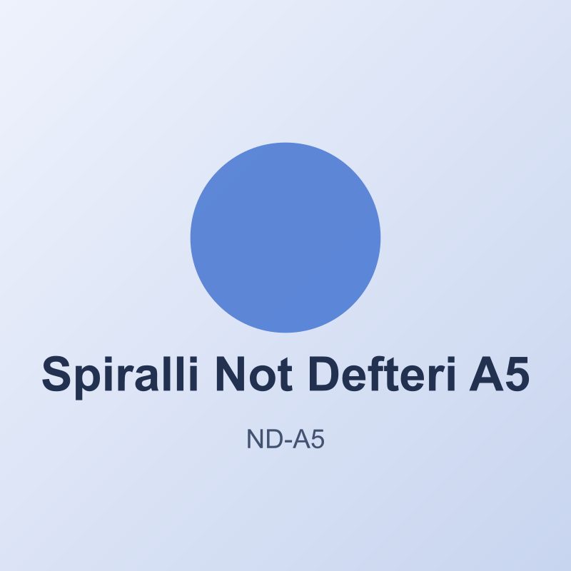 Spiralli Not Defteri A5