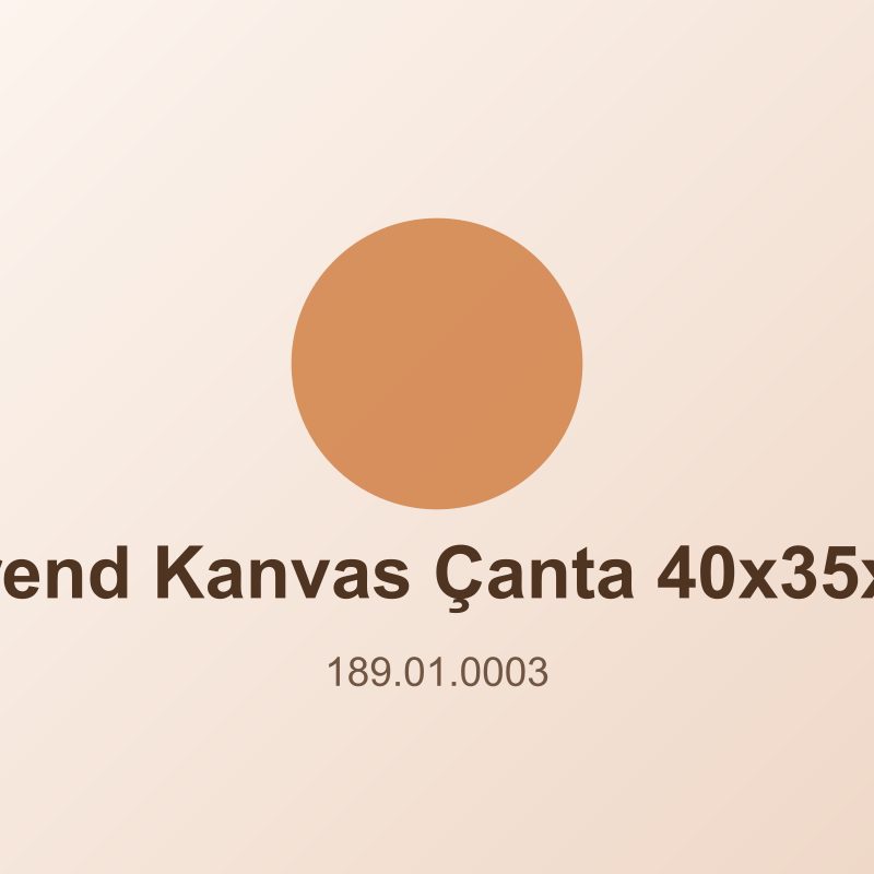 Trend Kanvas Çanta 40x35x12 cm - Renkli Kulp